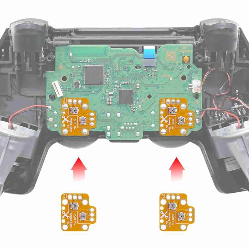 10 قطعة عصا التحكم غمبد الانجراف مجلس تحكم التناظرية متحكم الأصابع xbox one الانجراف إصلاح وزارة الدفاع ل PS5/PS4/واحدة/سلسلة إصلاح جزء