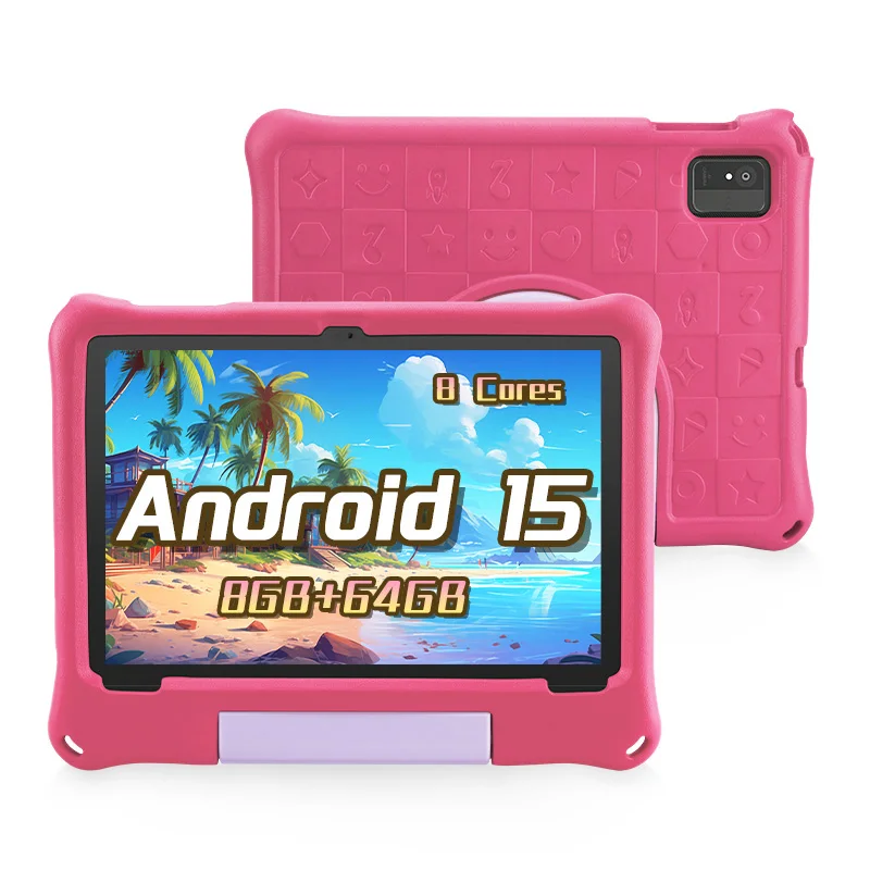 

Kids Tablets 10.1 Inches Android15.0 Educational 3GB+5GB+64GB Writing Tablet For Kids FCC Certified 2026
