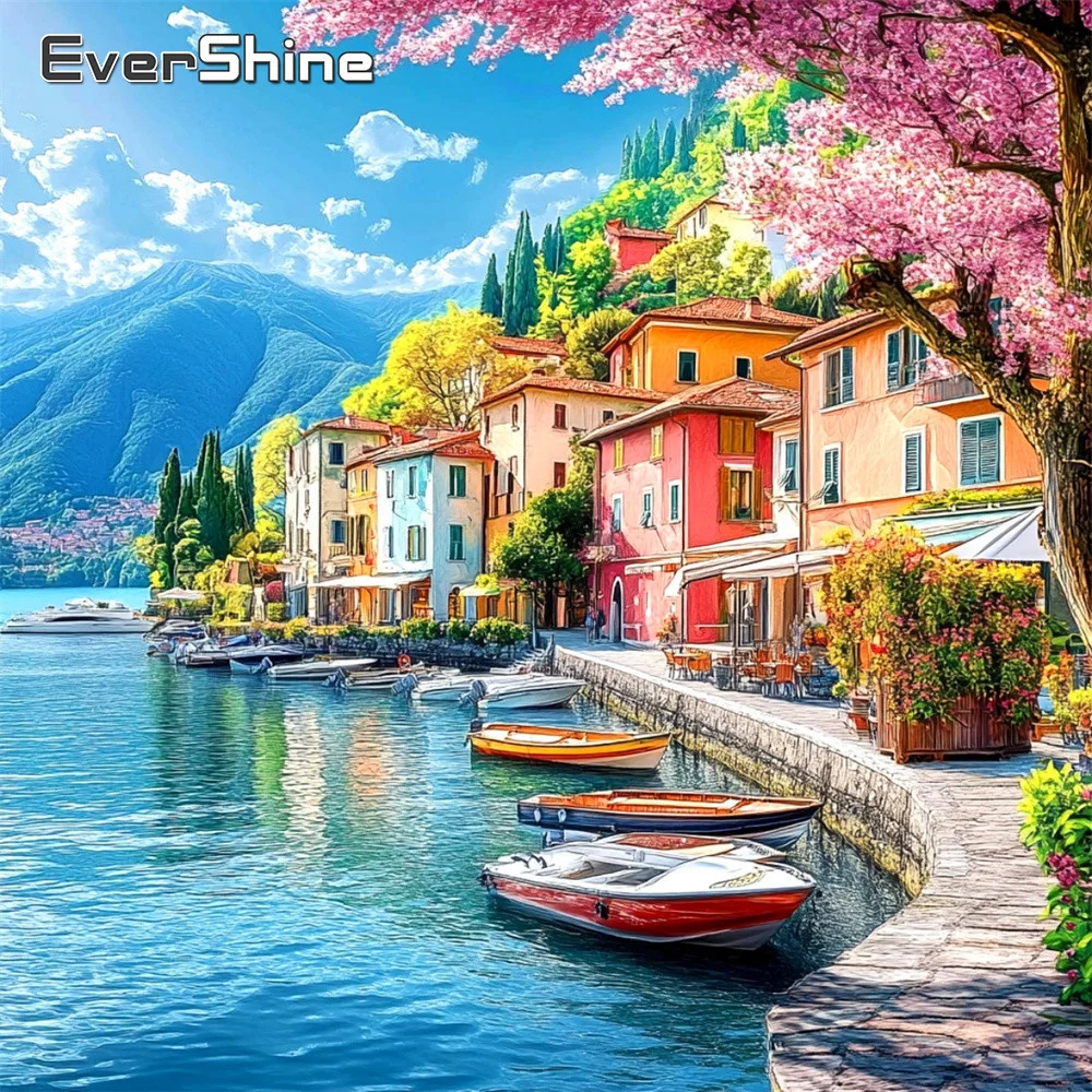 EverShine Diamond Painting Landscape Seaside Picture Rhinest