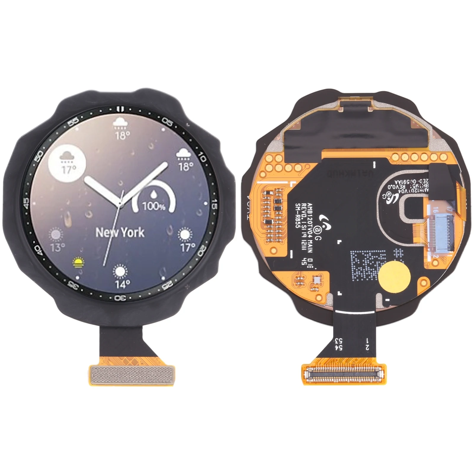 LCD Screen for Samsung Galaxy Watch 3 45mm SM-R840 / Galaxy Watch 3 41mm (wifi) with Digitizer Full Assembly