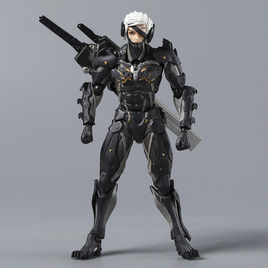 REVOLTECH YAMAGUCHI RAIDEN 140 フィギュア 未使用 Figura de ação Yamaguchi Revoltech 140 Metal Gear Solid MSG