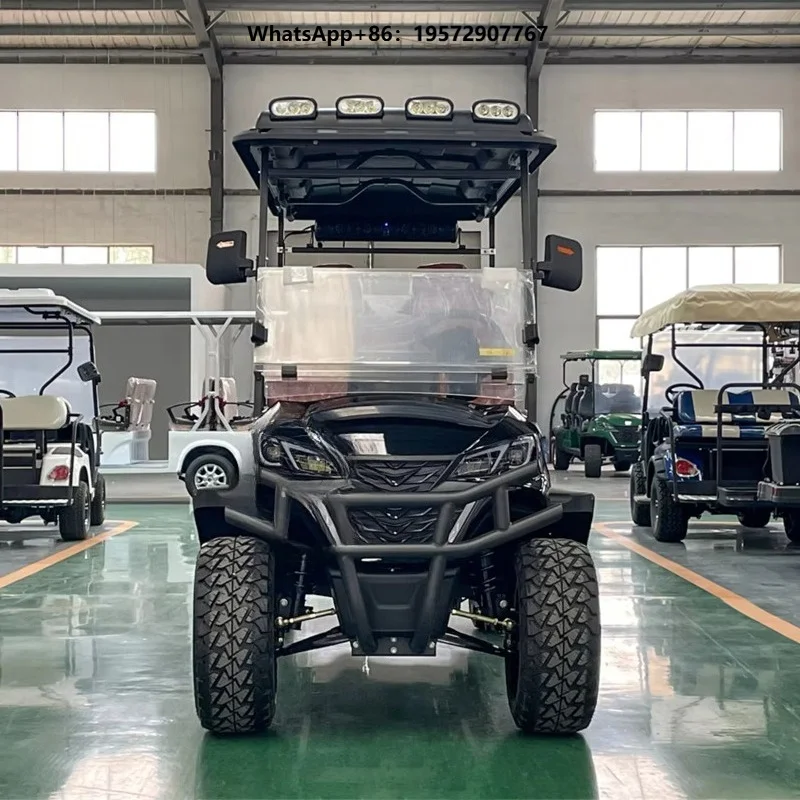 Electric Golf Cart 6 Seater Street Legal Luxury 72V with 30-40Km/h Speed High Quality Golf Car