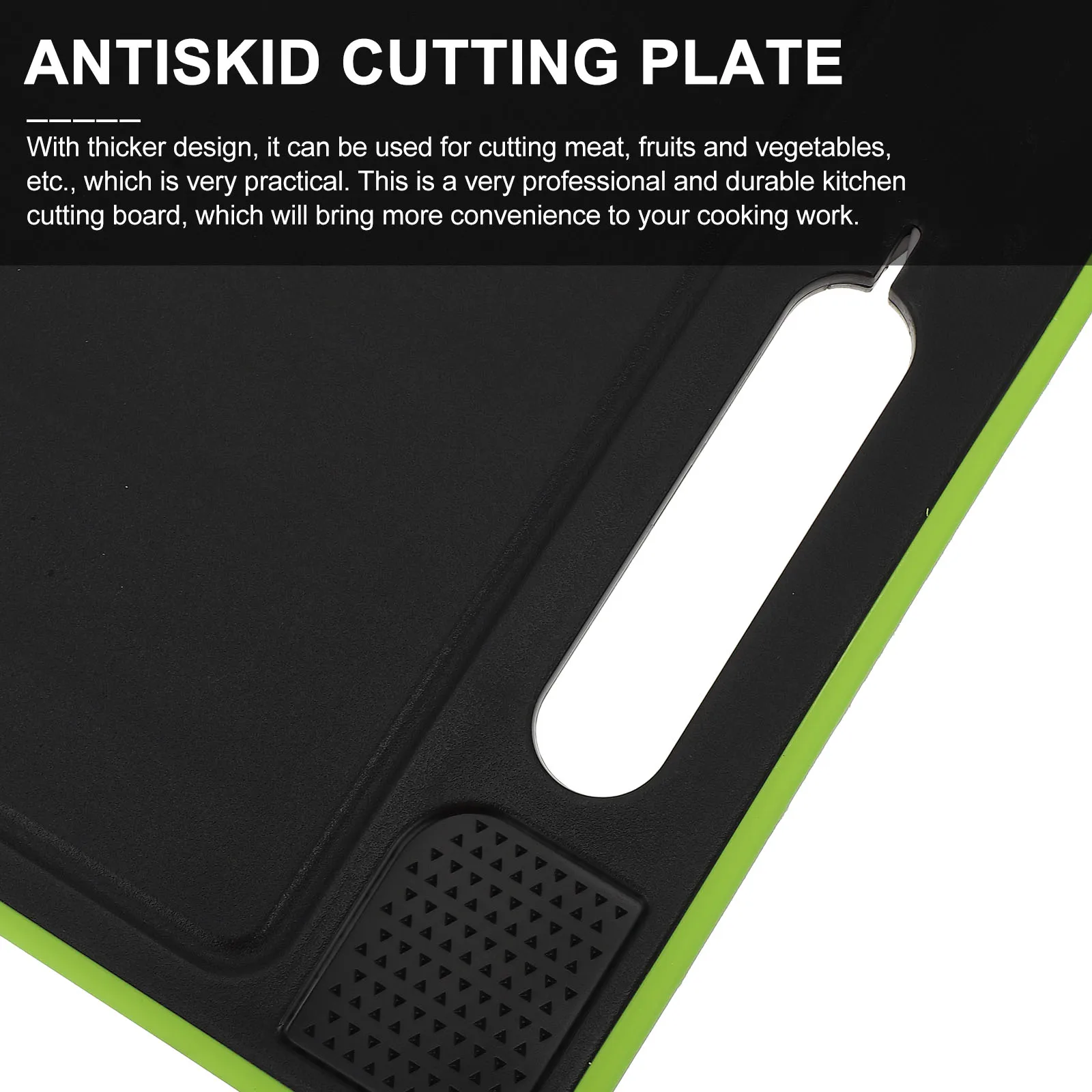 

Meat Chopping Board Double sided Anti skid Thicker Thawing Cutting Tray Vegetable Fruit Slice Kitchen Tool PP