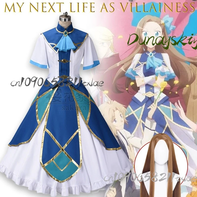 Meu próximo viver de outra vida como vilã: todos os caminhos levam à perdição Catarina Claes Katarina Claes Fantasias de cosplay Vestidos femininos para o Halloween