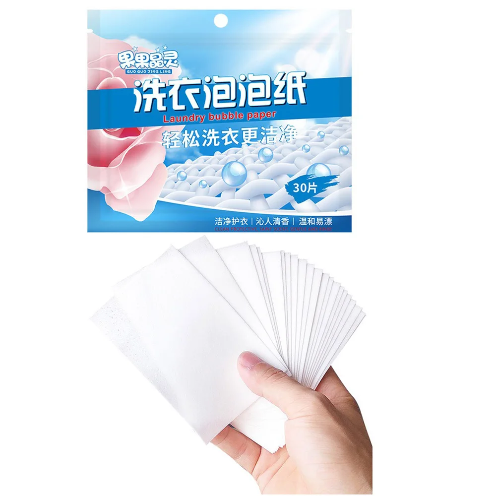 30-120pcs Washing Powder Laundry Soap Concentrated Laundry Tablets Strong Decontamination Cleaning Clothes Supplies Detergent