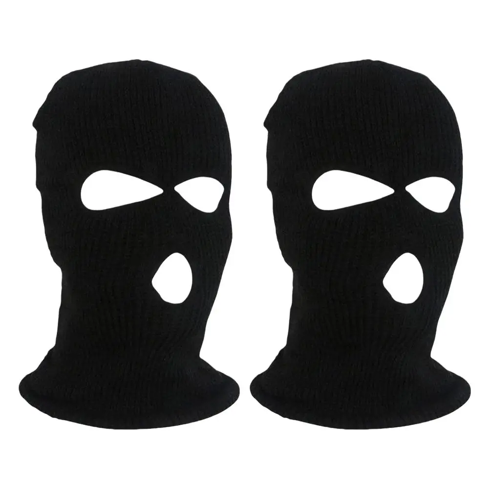 2Pcs 3-hole Car Seat Headrest Full Face Cover Ski Mask Hat Anti Ash Protection For Car Interior Seats Funny Cover Decoratio X4R2 image 4