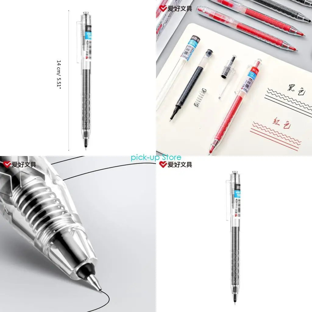 

Q5WA Gel Pens, 0.5mm Fine Point Ballpoint Pens Gel Pens Writing Journaling Stationeries for Home, School, Office Supplies