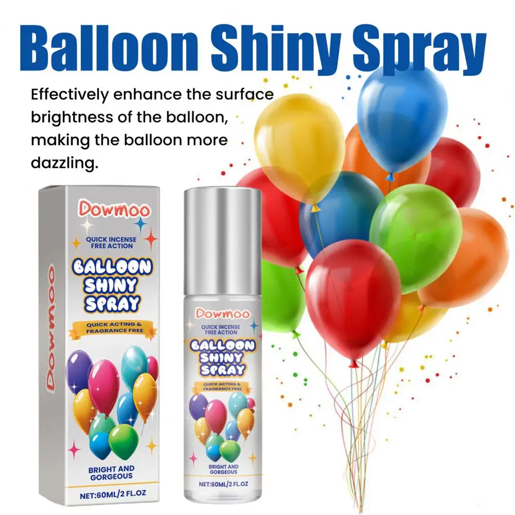 Balloon Gloss Restoration Spray Latex Balloon Brightener Spray Set for Lasting Gloss Finish Shiny Glow for Balloons for Balloons