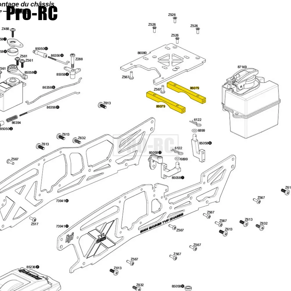 2 Buah Dudukan Sekat Aluminium Depan/Belakang 86079 86386 untuk Mobil RC 1/10 HPI SAVAGE SS Flux X 4.6 XL 5.9 Bagian Peningkatan