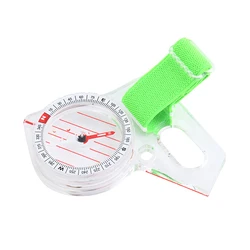 1pc Outdoor Professional Thumb Compass Competition Orienteering Compass Portable Compass Map Scale Compass Outdoor Camping Tool