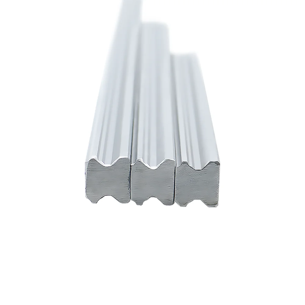 HLTNC 2 juegos de carril guía lineal de tornillo de bola de perfil EGR20 -1000MM con 4 bloques deslizantes cuadrados EGH20CA para máquina Cnc deslizador lineal