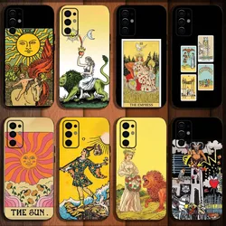 Egypt M-Mysterious Tarot Phone Case For Samsung S24,S21,S22,S23,S30,Ultra,S20,Plus,Fe,Lite,Note,10,9,5G Black Soft Cover
