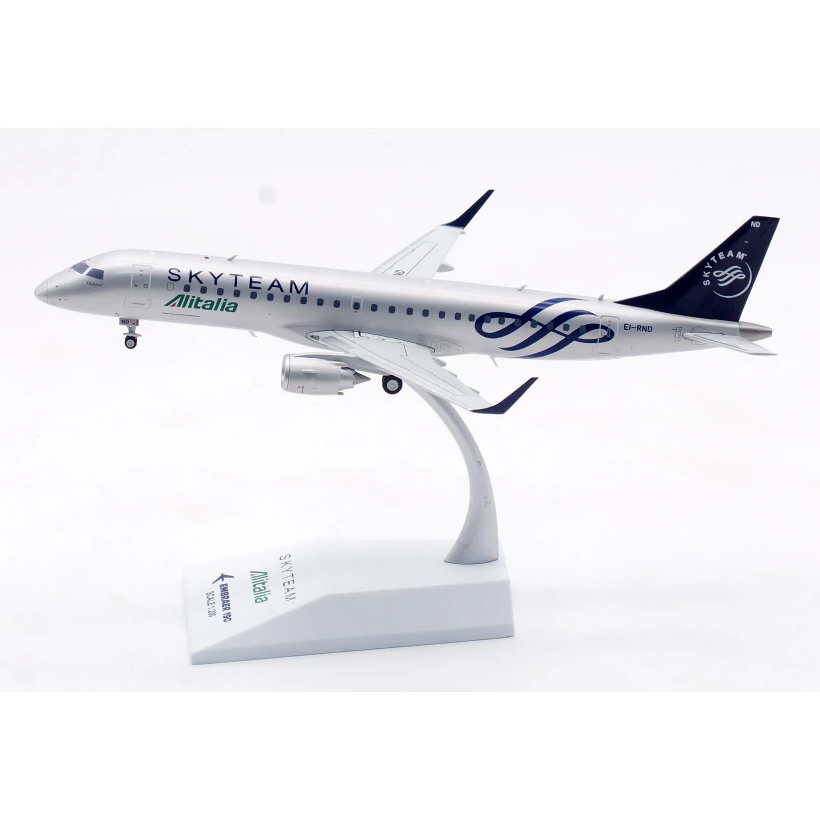 

XX20263 Alloy Collectible Plane Gift JC Wings 1:200 Alitalia Cityliner "SkyTeam" Embraer ERJ-190 Diecast Aircraft Model EI-RND