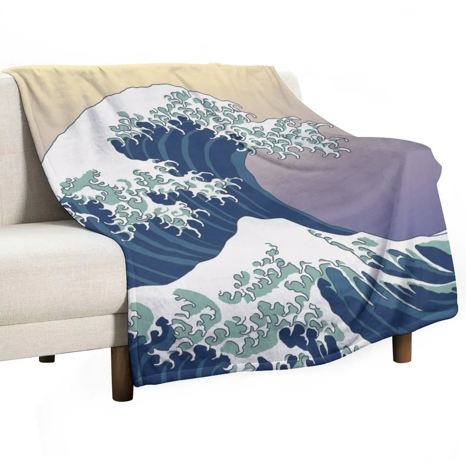 

The Great Wave Throw Blanket Bed Thermals For Travel Bed linens Blankets