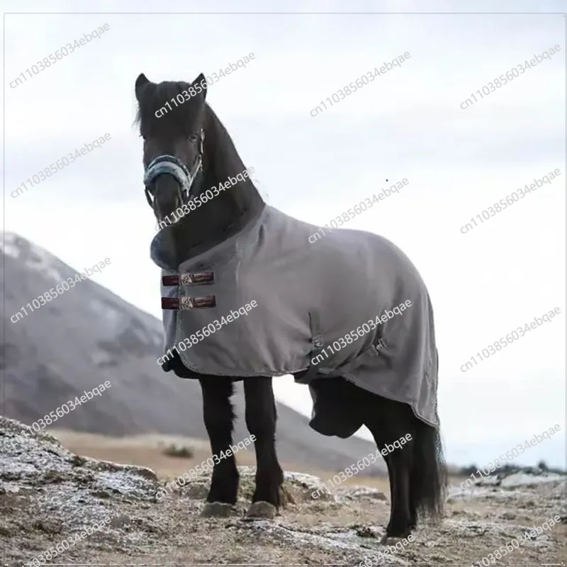 

Winter Warm Single Layer Fleece Warm Horse Clothing Equestrian Supplies Horse Blanket Horse Vest Shawl Medium and Large Horses