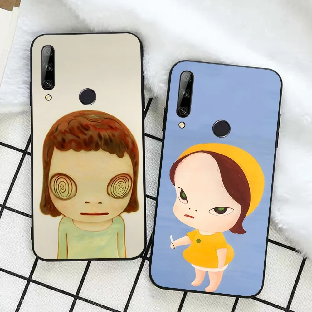 Y-Yoshitomo Girl NaraS Phone Case For Huawei Honor 10 Lite 9 20 7A 9X 30 50 60 70 Pro Plus Soft Silicone Cover