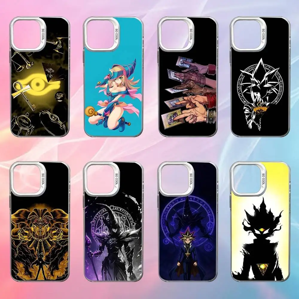 

Cool Y-Yu Gi Anime Oh Phone Case For iPhone 17,16,15,14,13,12,X,8,Pro,Max,Plus,SE4,Air,Mini White IMD HD Matte