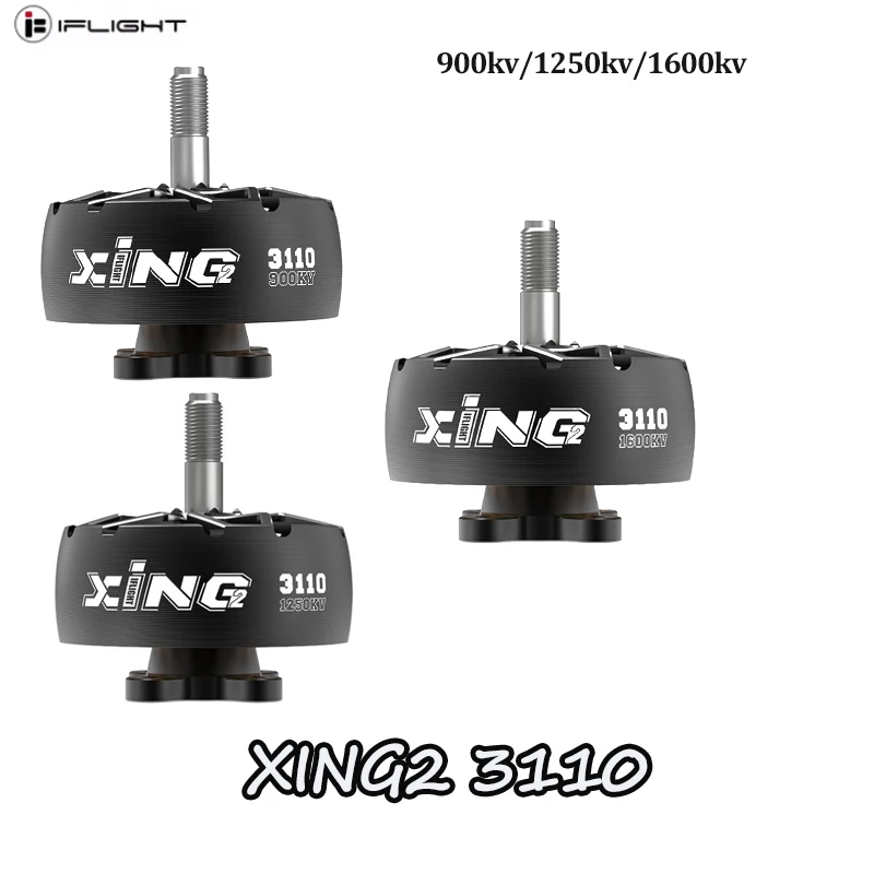 IFlight XING2 3110 1600KV 1250KV 6S 900KV 8S Бесщеточный двигатель с валом из титанового сплава 5 мм для RC FPV Cinelifter X8Pro Protek60