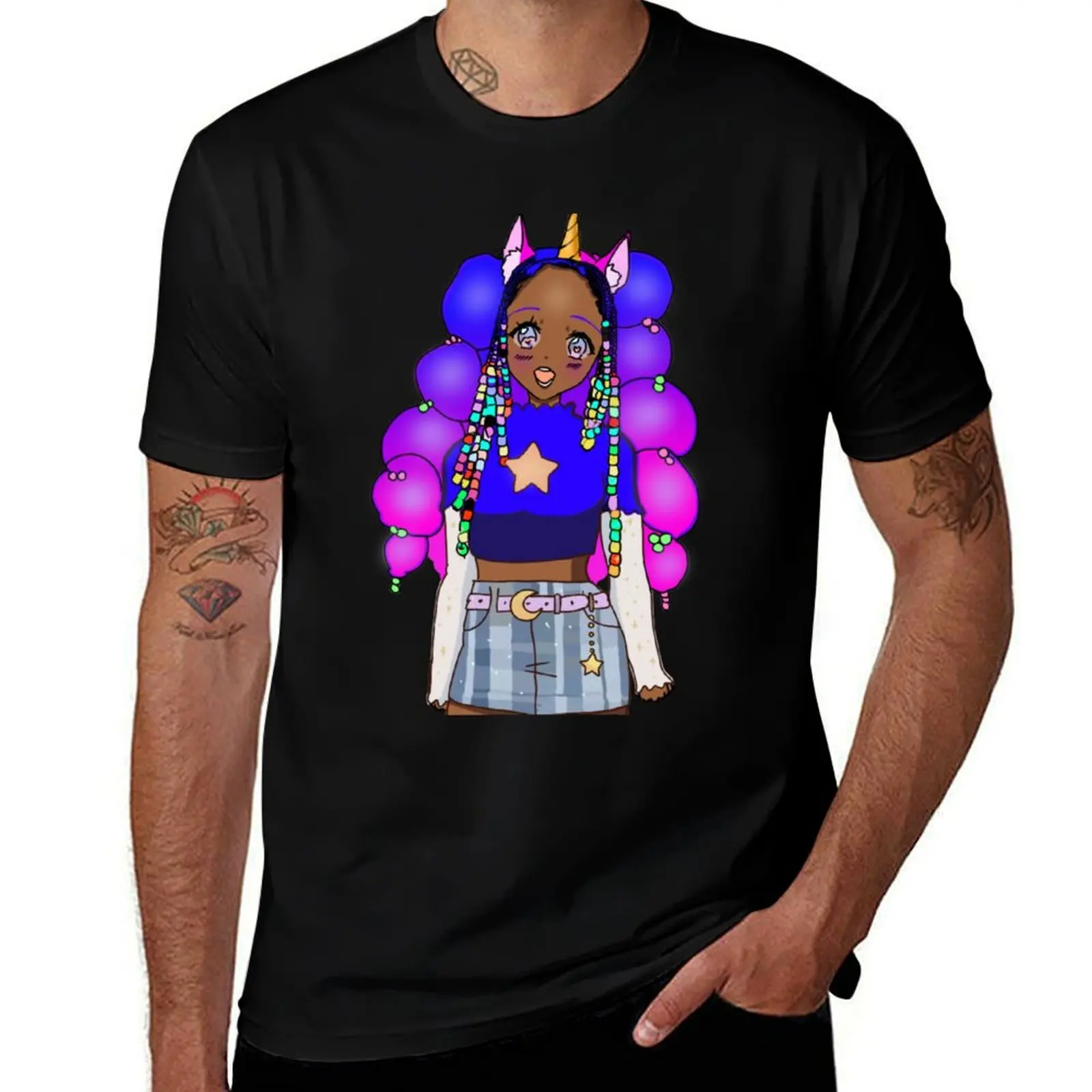 

Kawaii T-Shirt sweat tops Aesthetic clothing men tshirt