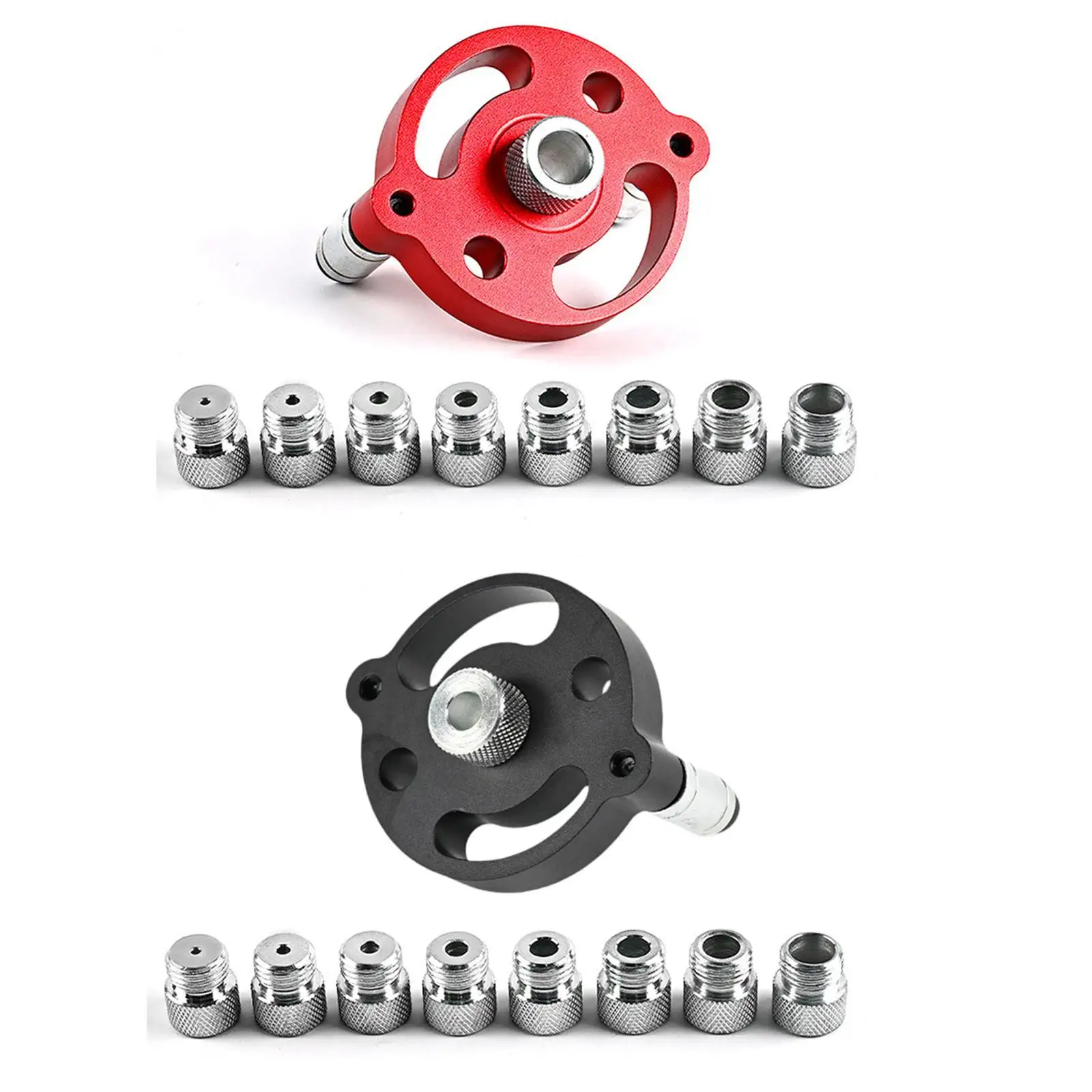 

Pocket Hole Jig Carpentry Tools Stainless Steel Guide Puncher Kit for Guide