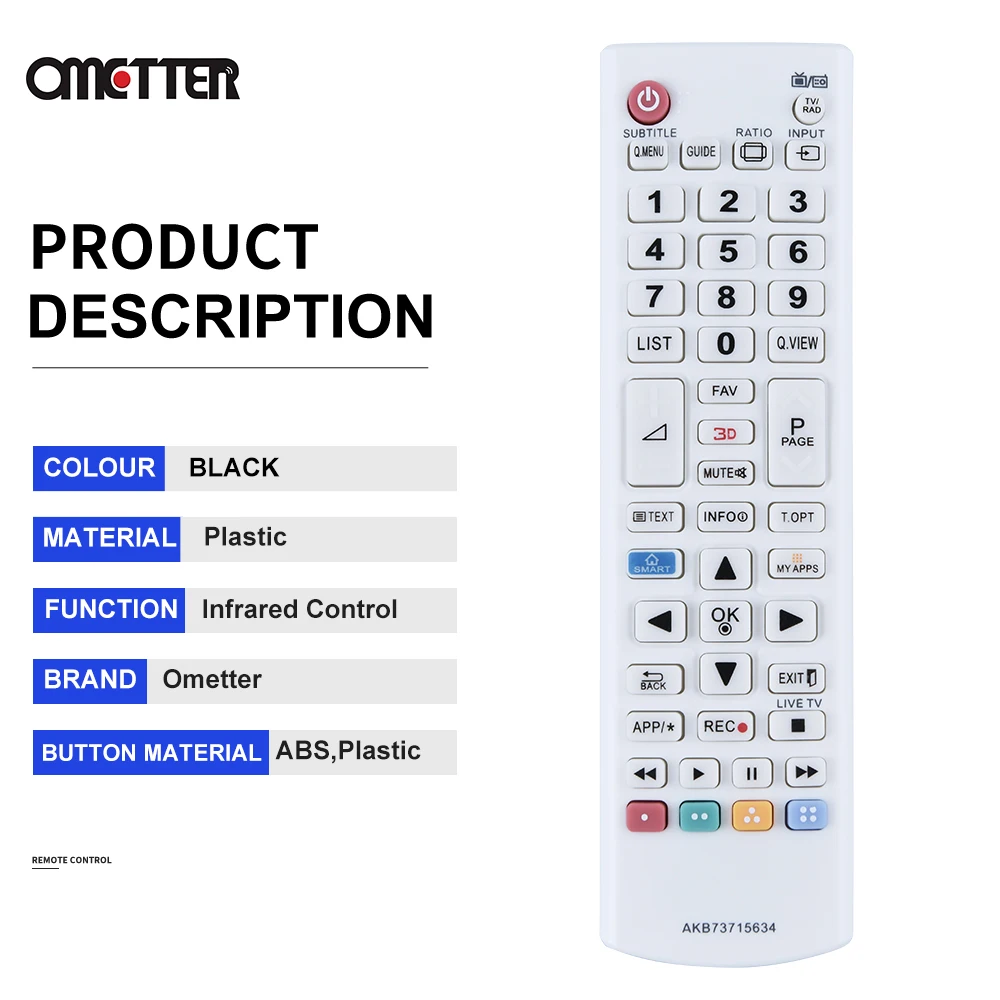 AKB73715634 подходит для пульта ДУ телевизора 42LA690V 42LA740V 47LA660V 55LA690V 42LA640V 55LA620V 47LA620V 32LN575V 32LA6208