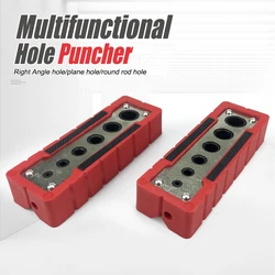 6-in-1 Pocket Punch Locator 2-12mm/3-13mm Self-Centering Vertical Drilling Guide Hole Locator Puncher Woodworking Tool