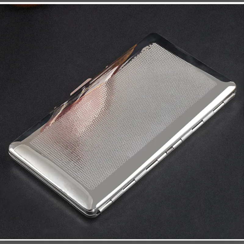 Metal Cigarette Case Holds 11 Cigarettes for Cigarettes 120MM Extra long cigarette case with enlarged