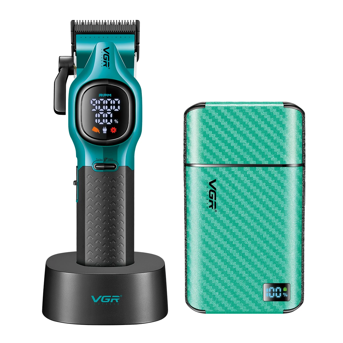 

VGR 886 Clippers Barber Sets Vgr 369 Hair Cutting Machine High Quality 9000Rpm Professional Trimmer Barber Set 43