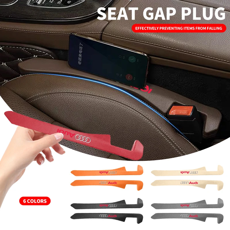 

Car Seat Gap Plug Seam Filling Anti-Leakage Strip Seat Side Slot Filling Strip for Audi A4 B8 B6 B9 B7 A3 8P 8V 8L A6 C7 C6 C5