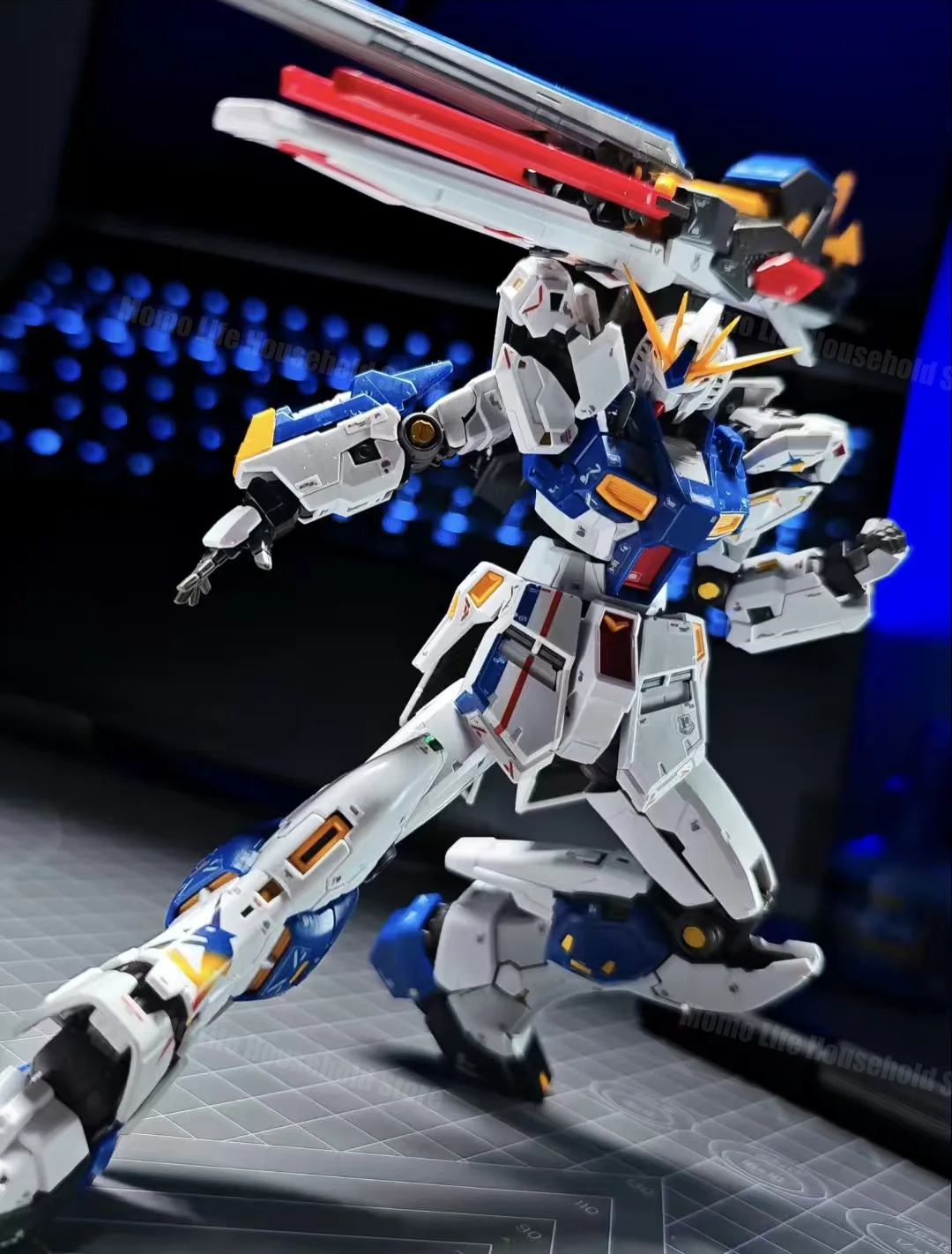 متوفر في المخزون GAOGAO RG 1/144 RX-93ff ν Fukuoka تجميع نموذج أطقم هيكل عظمي بلاستيكي أنيمي عمل الشكل روبوت نموذج بلاستيكي اللعب