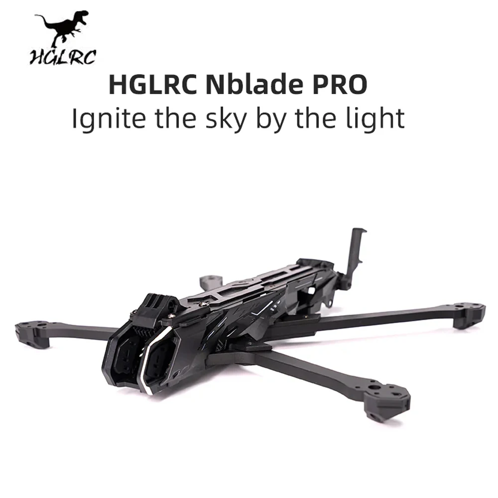 HGLRC Nblade Pro 7 Inch FPV Frame Dual-use Freestyle Cinematic High Payload Long Flight Time Drone DIY Parts Accessories