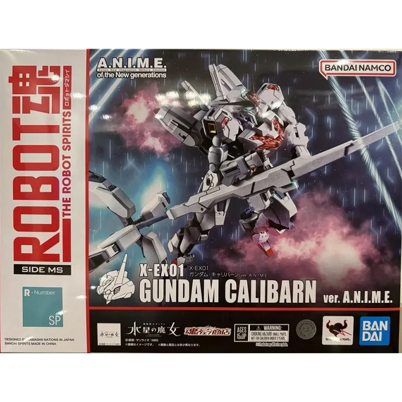 Bandai GUNDAM ANIME  MODEL THE ROBOT SPIRITS X-EX01 GUNDAM CALIBARN ACTION FIGURE TOYS FOR KIDS GIFT