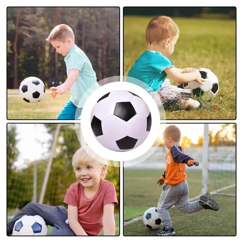 Soft Soccer Ball Indoor Sports Stuffed Soccerball For Kids Mini Soft Elastic Football Toy For Birthday New Year Children's Day