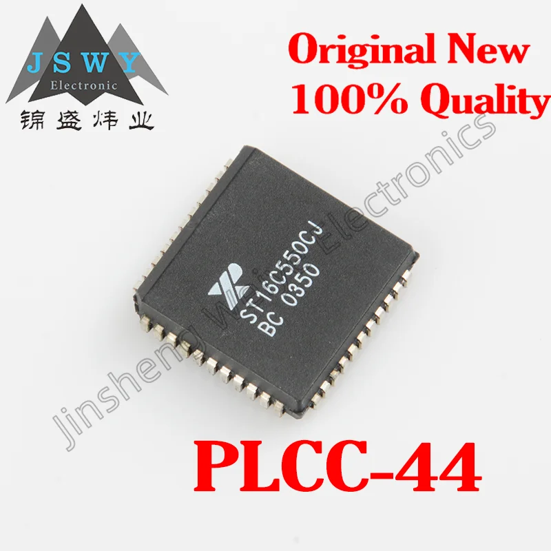 

(2/10pcs) ST16C550CJ PLCC44 ST16C550 General Purpose Asynchronous Receiver/Transmitter New Original Stock Electronics