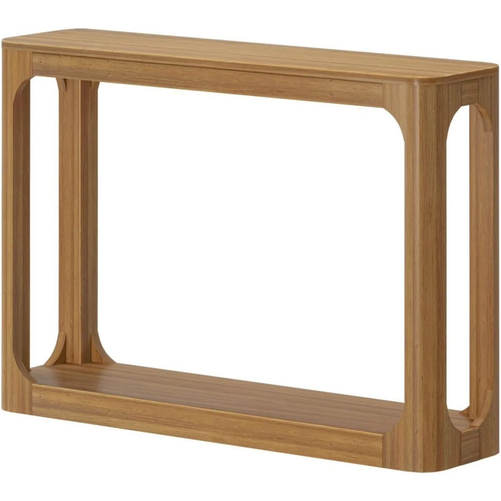 US Forma Console Table, 46 Inch, Solid Wood Sofa Table, Entryway Table for Hallway, Narrow Behind The Couch Table, Console