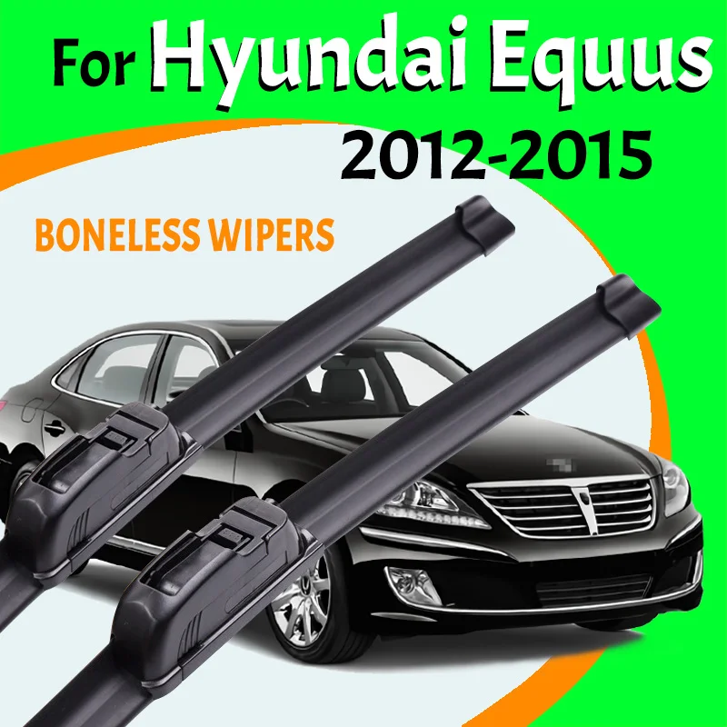 

Автомобильный стеклоочиститель для Hyundai Equus 2012-2015, черный, U-образный, мягкий резиновый, без косточек, HD, тихий, прочный, автомобильный стеклоочиститель 24 "+ 20"