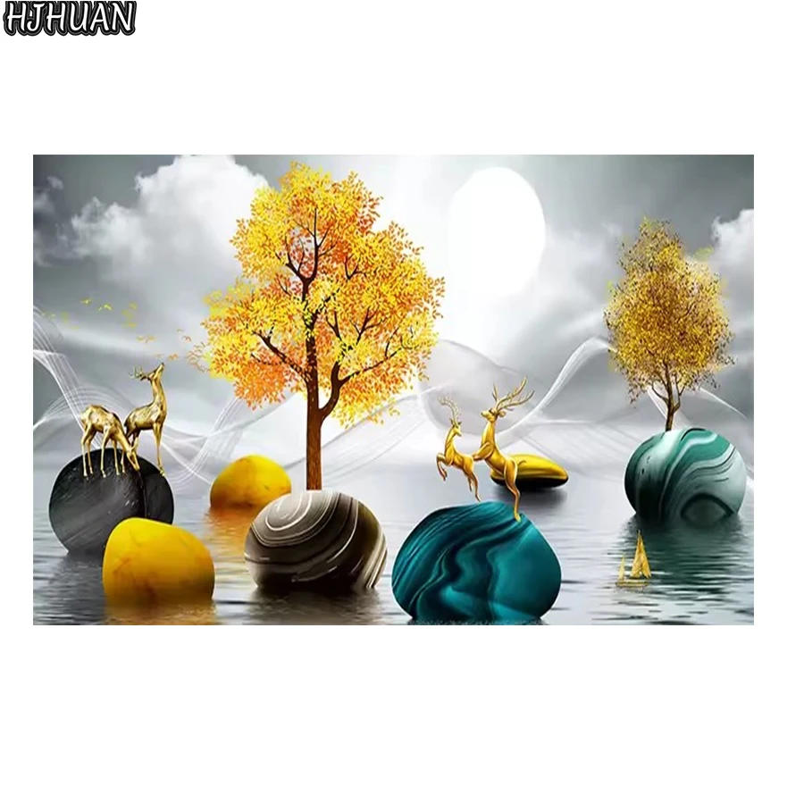 

Алмазная вышивка Абстрактное искусство Декор гостиной Современный декор мозаика вышивка крестиком алмазная живопись полная квадратная/круглая дрель своими руками