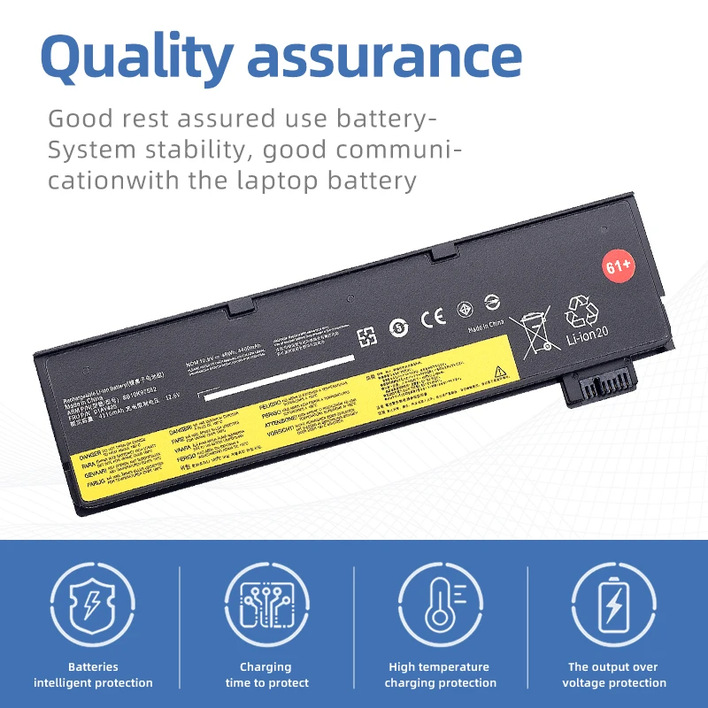 Imagem -02 - Suozhan 01av425 61 Mais Bateria do Portátil para Lenovo Thinkpad T470 T570 T480 T580 A475 P51s P52s Tp25 01av491 01av427 01av428 01av423