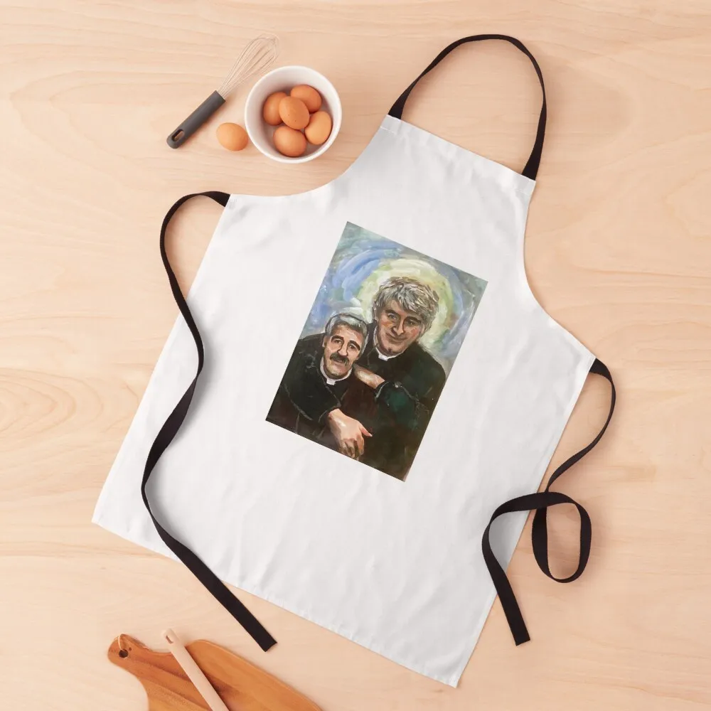 

Entertaining Father Stone (Father Ted) Apron For Nail Stylist Men's Kitchen kitchen woman chef costume Apron
