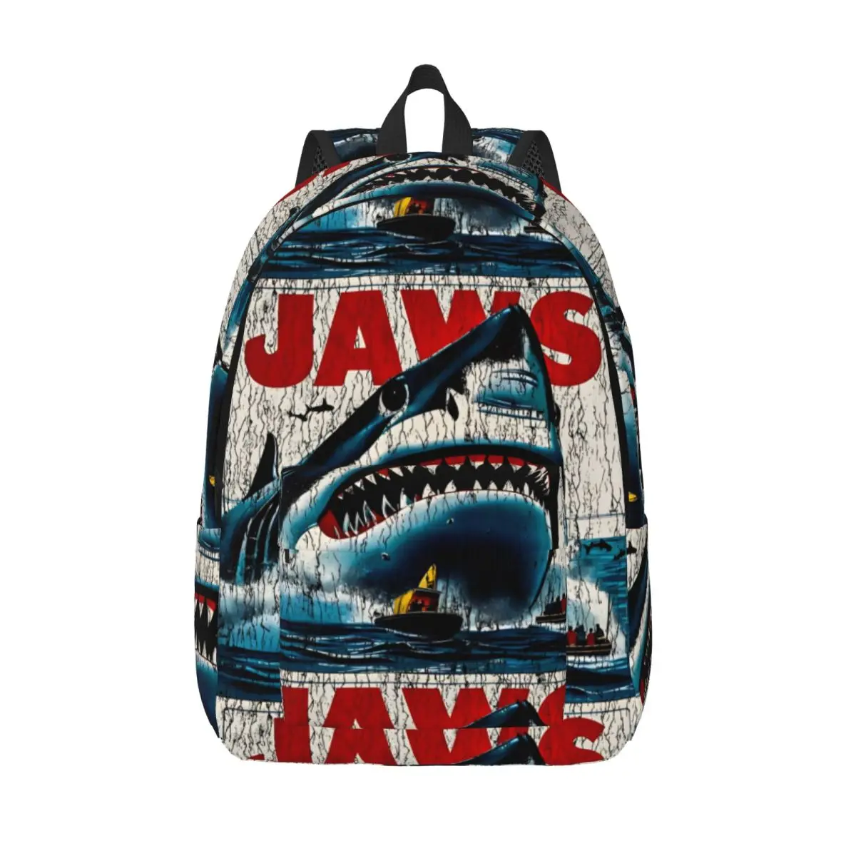 

Челюсти 50-летие для подростков, школьные сумки для книг, холщовый рюкзак, подарок для начальной школы