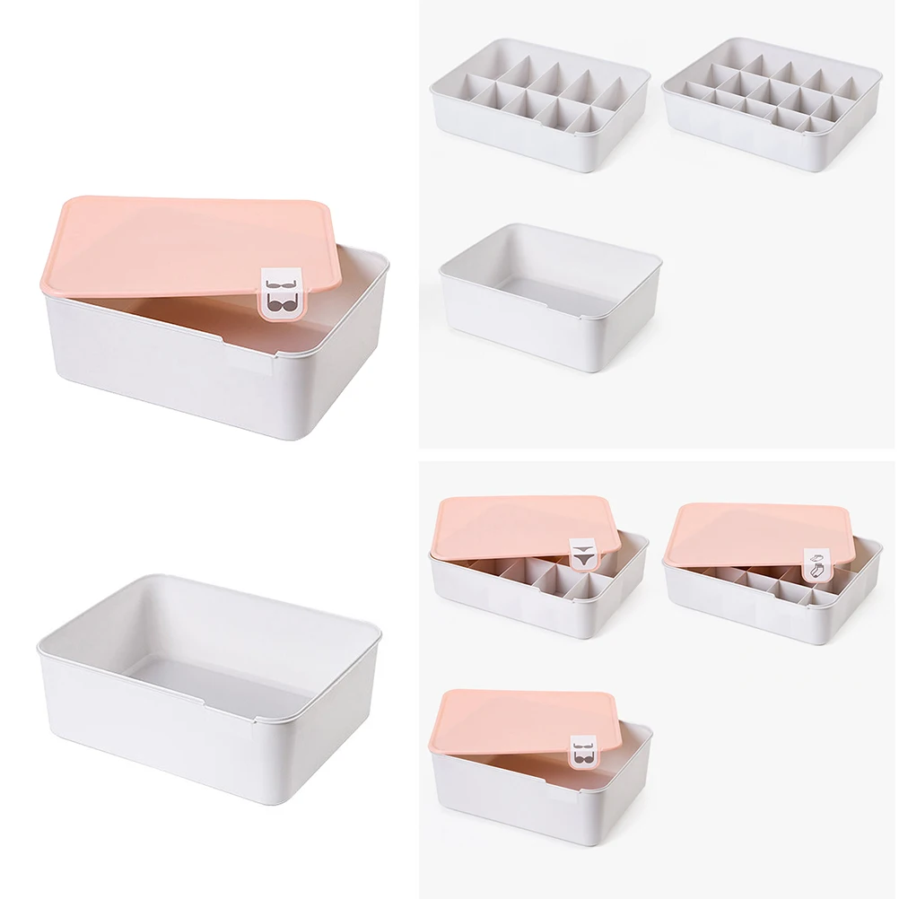 

Underwear Storage Box Bra Case Underskirt Panties Creative Home Decor Marked Lid