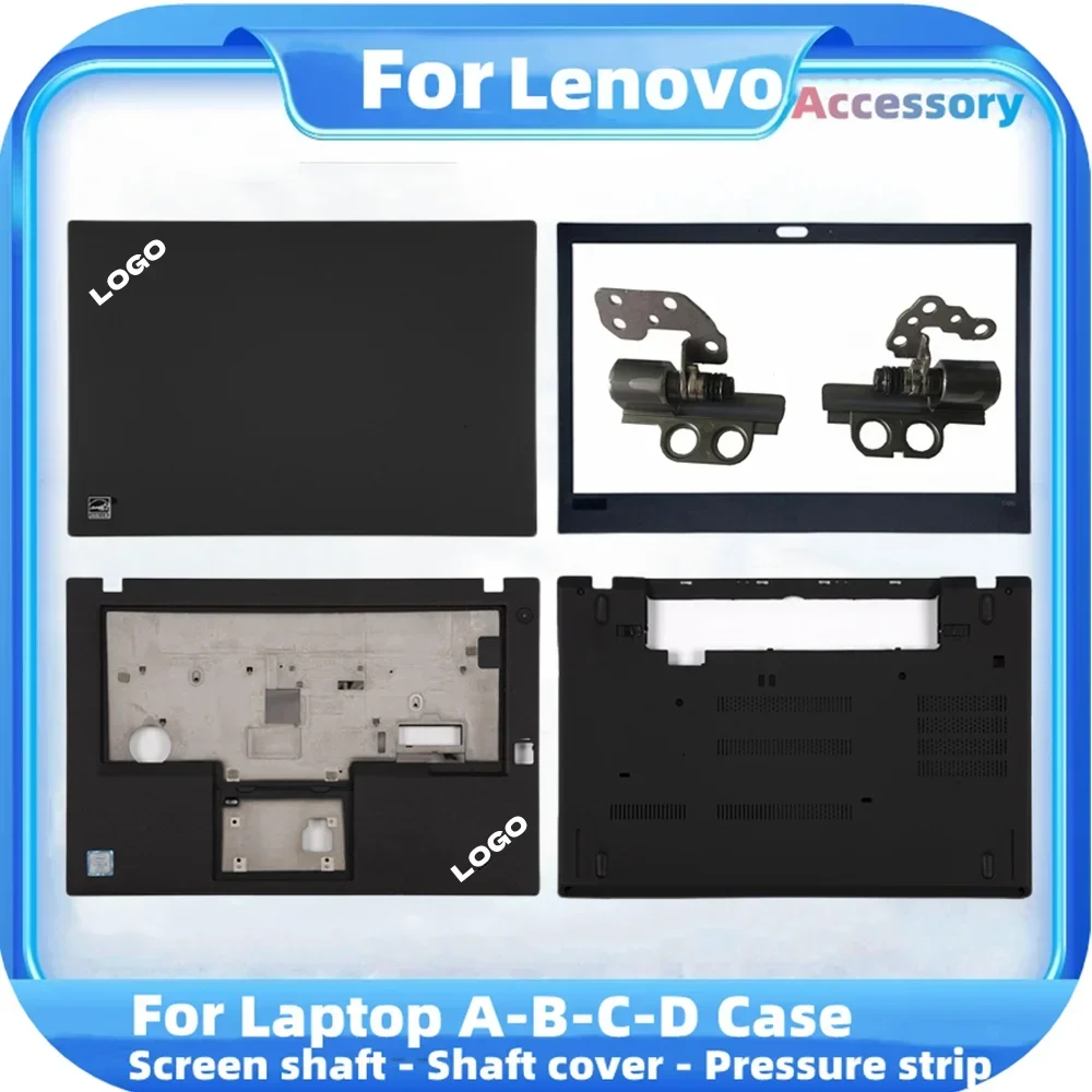 New LCD Back Cover For Lenovo Thinkpad T480 A485 Laptop Front Bezel Hinges Palmrest Bottom Case Hinge T480 14 