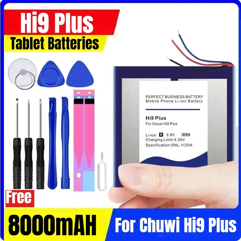 

8000mAH Tablet Batteries for Chuwi Hi9 Plus