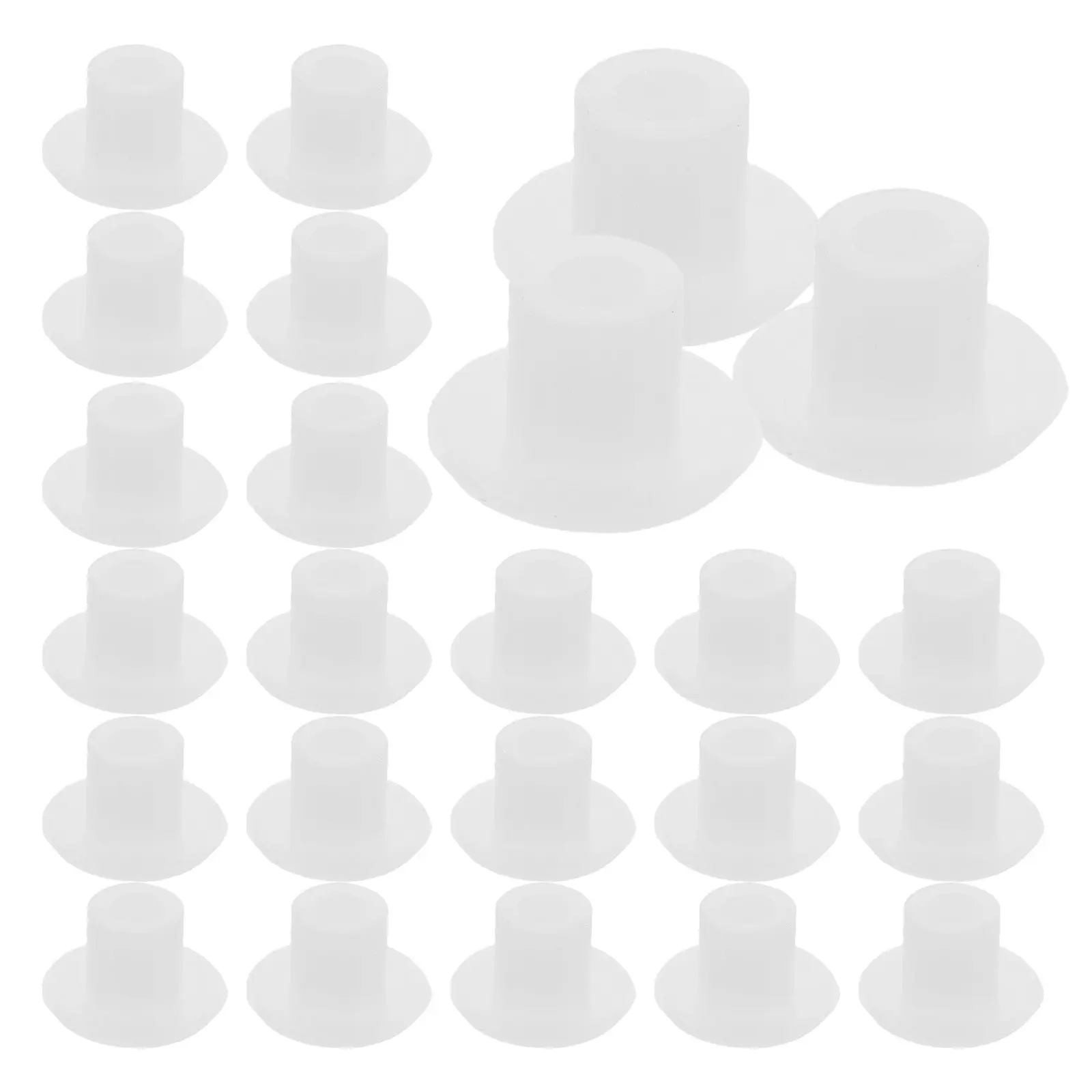 

1200Pcs 5mm Round White Plastic Screw Caps Hole Plugs for Furniture Cabinet Covers Decorative Screw Caps Furniture Hole Plugs