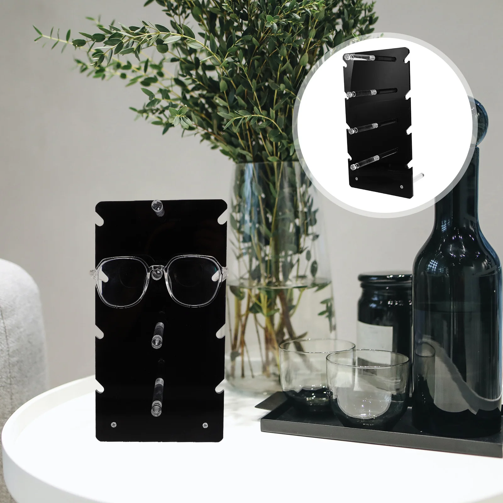 

4-Tier Eyeglass Display Stand Unique Design Sunglasses Rack Organizer Glasses Holder for Exhibitions Sunglasses Holder