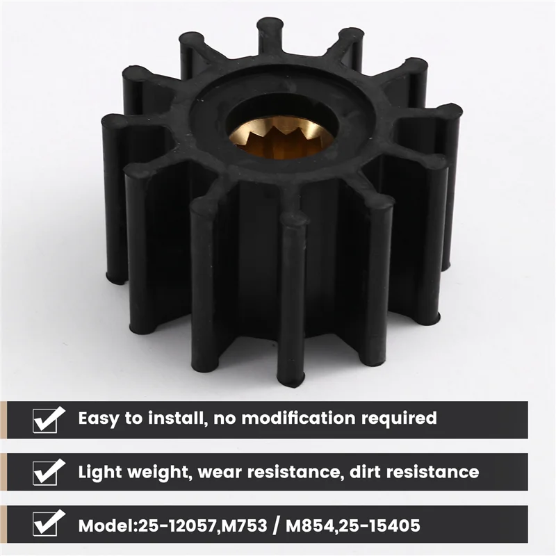 

Water Pump Impeller Kit 25-12060 For Northern Lights 8-20KW 32KW Engine Motor Parts-AD39