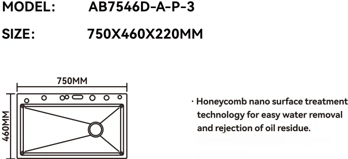 현대적인 304 스테인리스 스틸 싱글볼 싱크대 언더마운트 카운터 설치 나노 스퀘어 레인폴 폭포수 디자인 2개