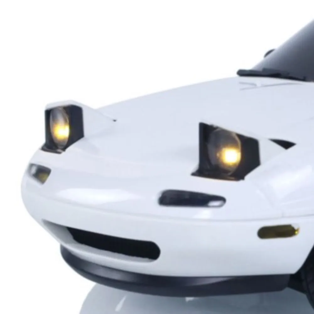 

US Sale 1:18 LDRC Radio Drift Car Model On Road Vehicles Linear Speed LED Flip Light Battery Motor USB Charge MX5 Toy