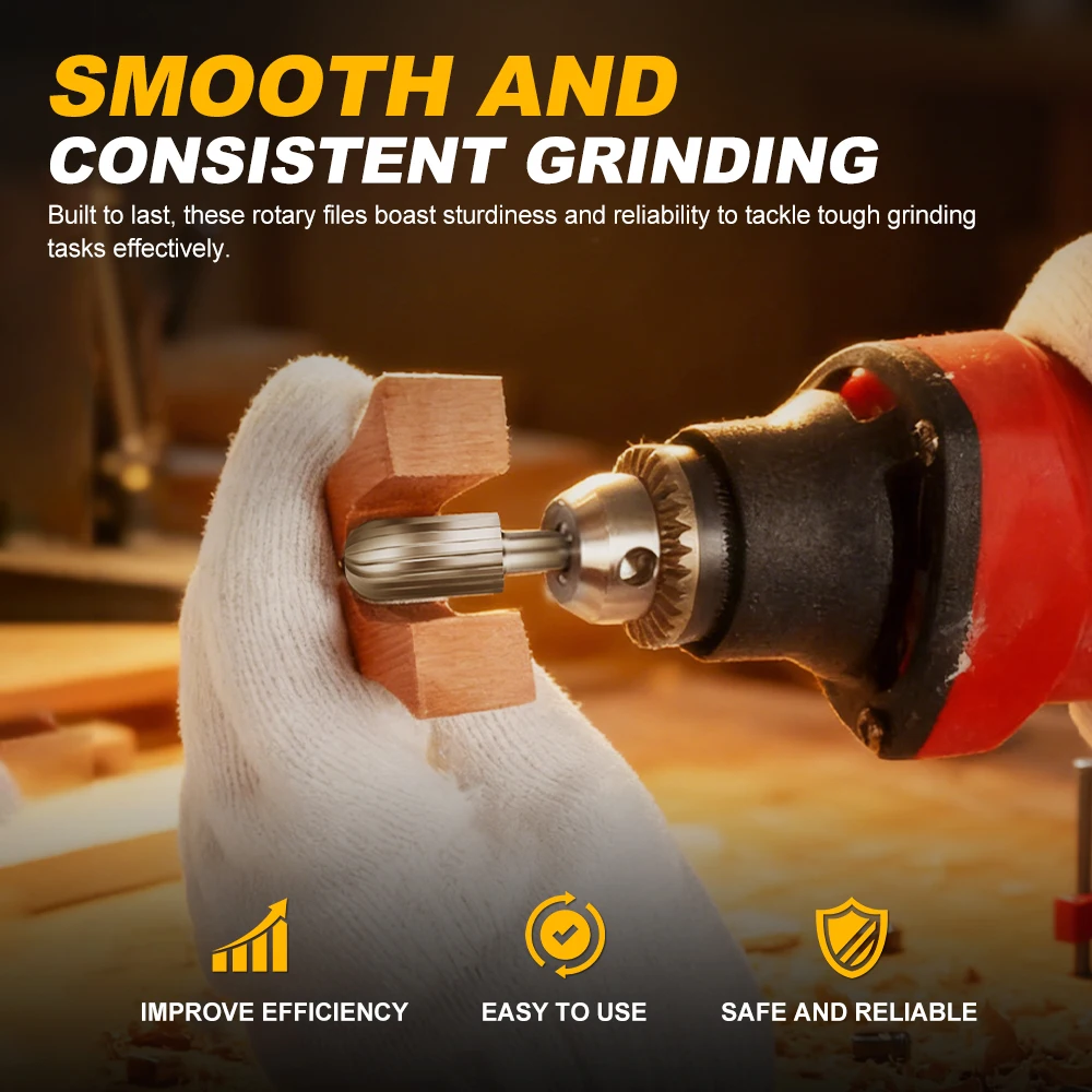 الروتاري نتوءات الأحرار الحفر 6 مللي متر عرقوب الروتاري نتوءات ملفات abcde F نوع راوتر المبارد ل أشغال الحفر أدوات الروتاري ملفات