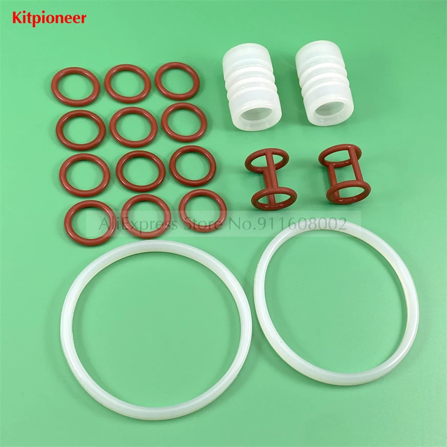 18 In 1 Seal Rings Spare Parts Circle Gaskets Corrugate Tubes Combination Replacement Fitting Of BQL Soft Ice Cream Machines